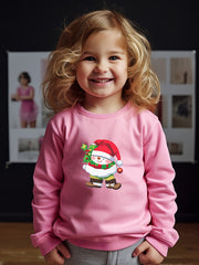 OERYUI Snowman Graphic Sweatshirt for Kids, Christmas Gift