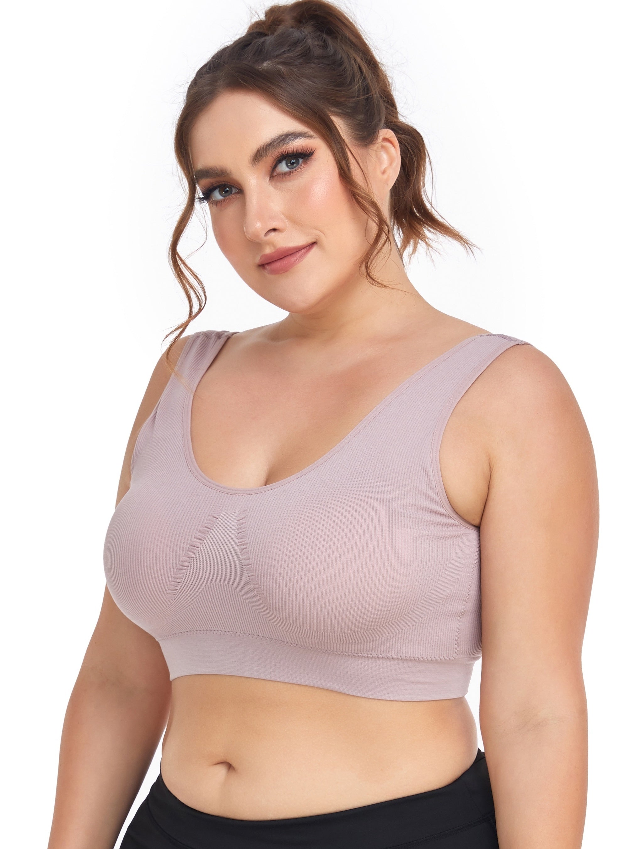  Seamless Full Coverage Sports Bra