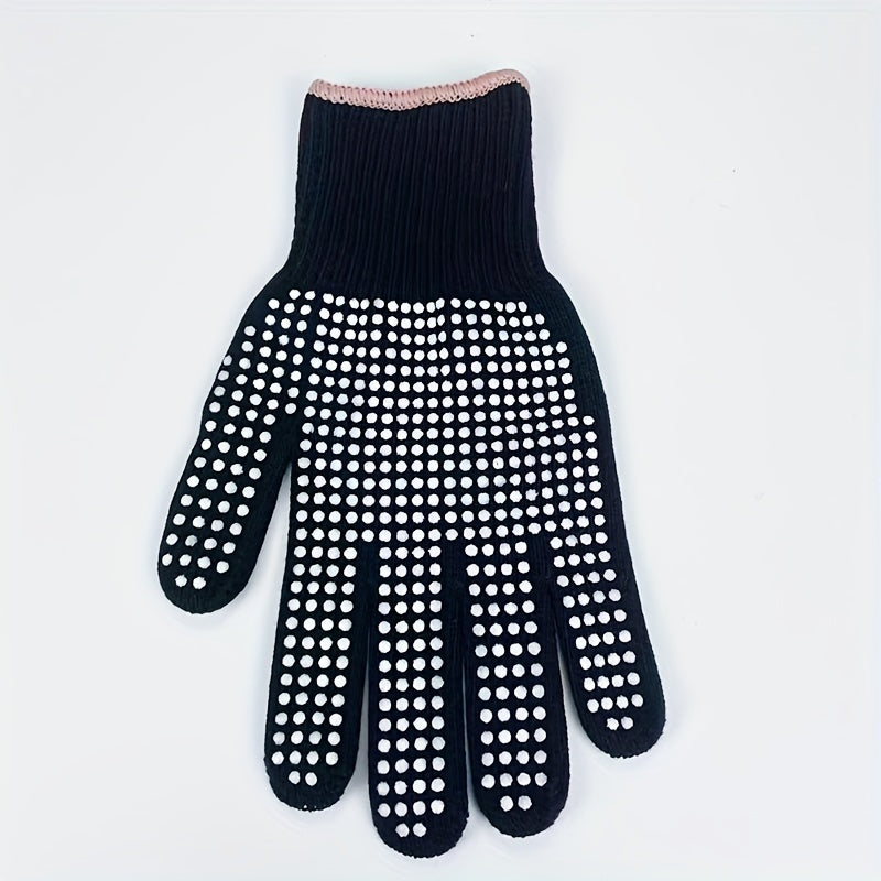 3pcs Heat Resistant Grill Gloves Non Slip Hot Insulated Glove