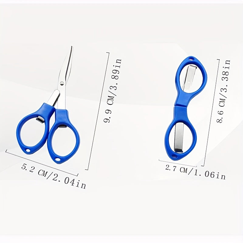 Portable 8 Line Small Scissors for Travel and Home Use
