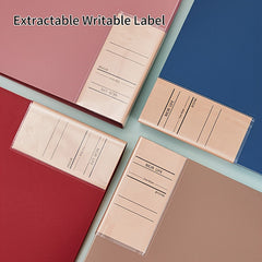 25 Packs A4 Folder Loose Leaf Folder for Organizing Documents