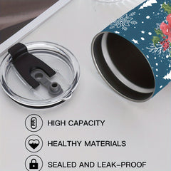 590ml Christmas Stainless Steel Vacuum Cup Santa Claus Insulation Bottle