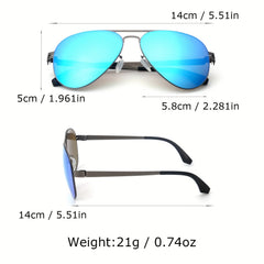High Stainless Steel Polarized Sunglasses For Men 3 Colors Ultralight