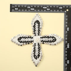 Artificial Diamond Chunky Bead Sewing Patch