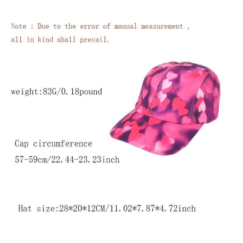 Colorful Full Print Women's Sports Hat Lightweight Dad Hat