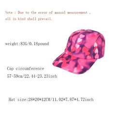Colorful Full Print Women's Sports Hat Lightweight Dad Hat