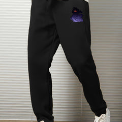 Cartoon Print Sweatpants Men's Drawstring Jogger