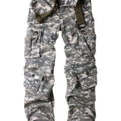 Men's Camo Cargo Pants with Pockets