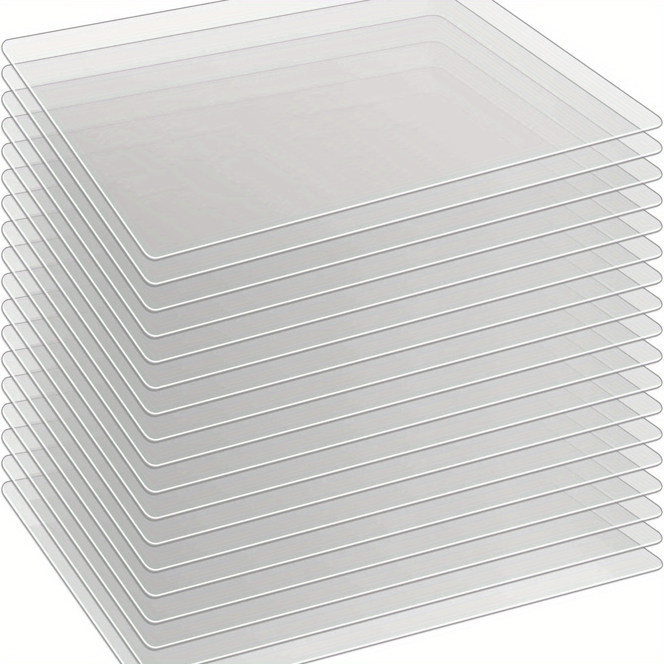 18pcs Flexible Plastic Cutting Board Placemats Chopping Mats Kitchen Tool