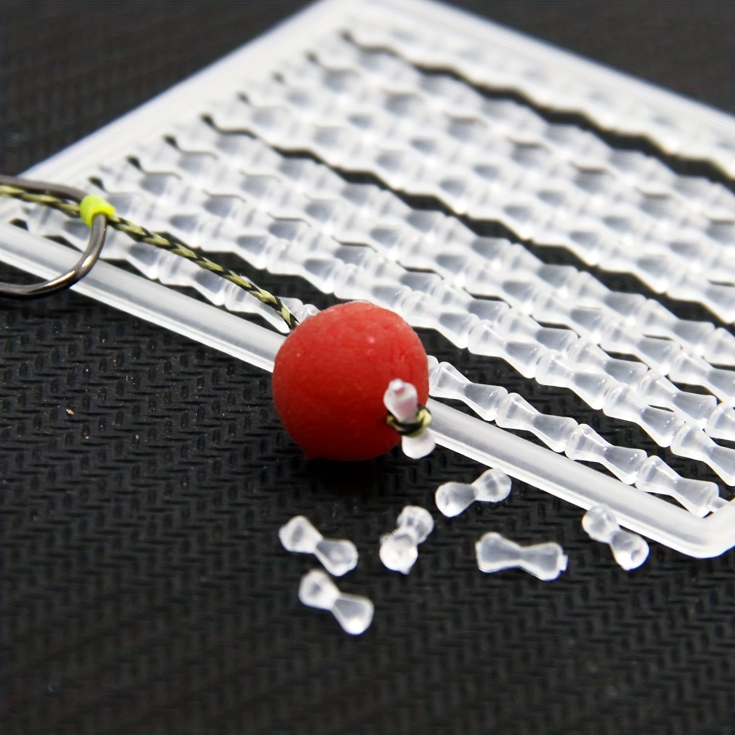 6pcs Carp Fishing Hair Rig Extender with Bait Stops