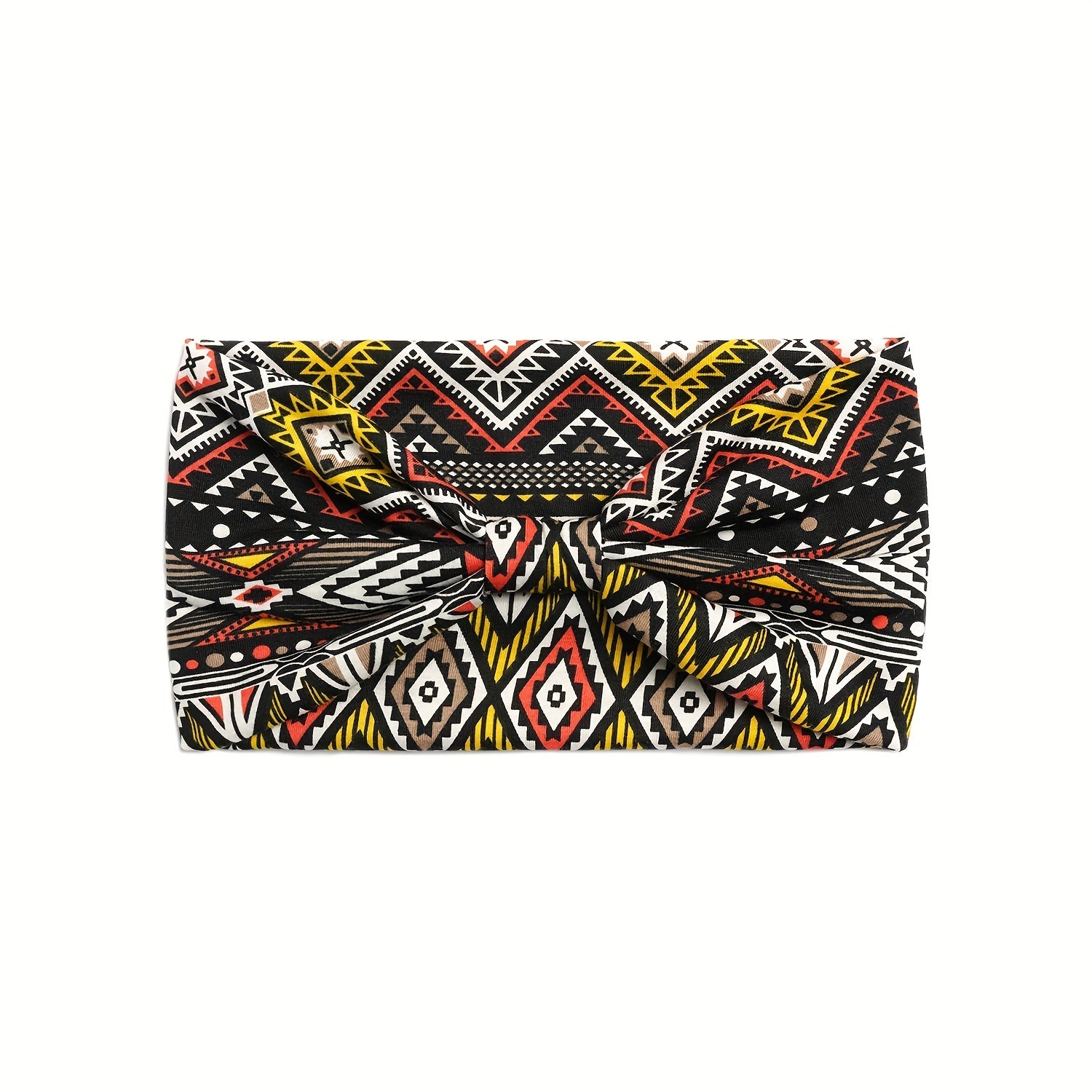 Boho Paisley Print Headband Retro Wide Sports Sweatband