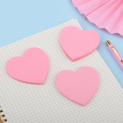 40 Sheets Pink Love Tearable Sticky Note Student Office Supplies