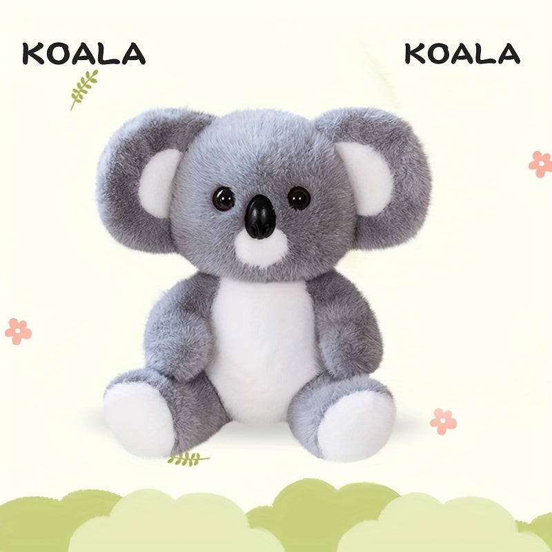 Cute Koala Plush 24 Gray for Holiday Decor in Living Room or Bedroom