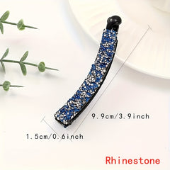 Diamond Pearl Hair Clip Elegant Hairpin Accessory