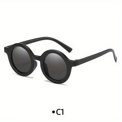 Round Frame Sunglasses for Girls Boys Kids Baby