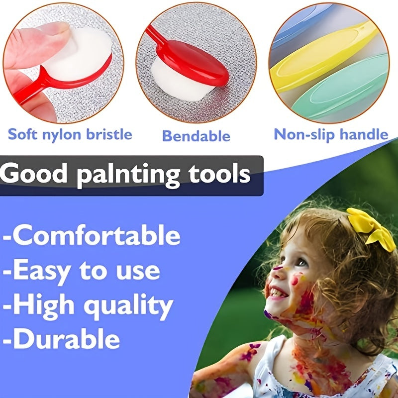 5pcs Blending Brushes for Crafts Craft Ink Blending Brushes