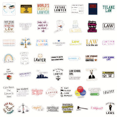 100pcs Law School Stickers Lawyer Stickers Law School Student