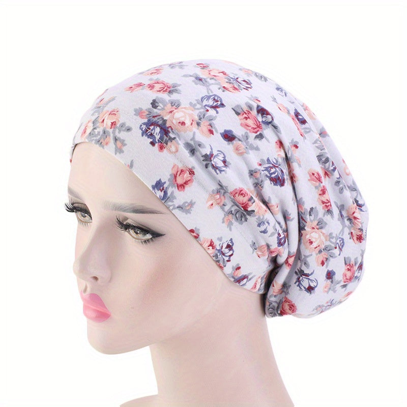 Satin Lined Beanie Double Layer Soft Skull Cap Women Turban Cap