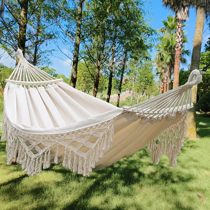 Nordic Style Boho Hammock Cotton Rope Woven Hanging Swing