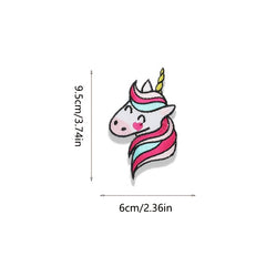 9pcs Unicorn Theme Iron On Patches For Girls