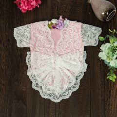 2Pcs Baby Girl Lace Costume Photo Props Newborn Clothes