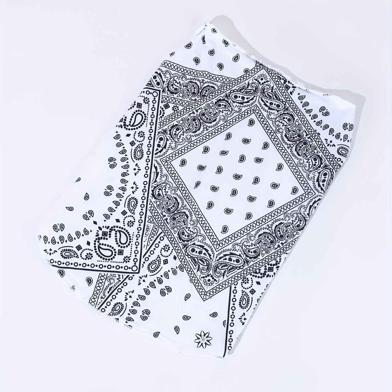 3pcs Paisley Print Sunproof Mask & Ice Sleeves Set Cycling Gear