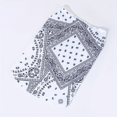 3pcs Paisley Print Sunproof Mask & Ice Sleeves Set Cycling Gear