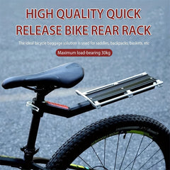 Sturdy Bike Cargo Rack for Rear Seat Luggage