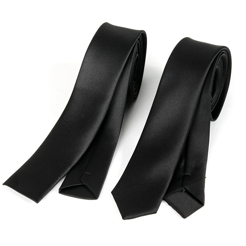 Vintage Ultra Skinny Necktie Gothic Uniform Suit Tie