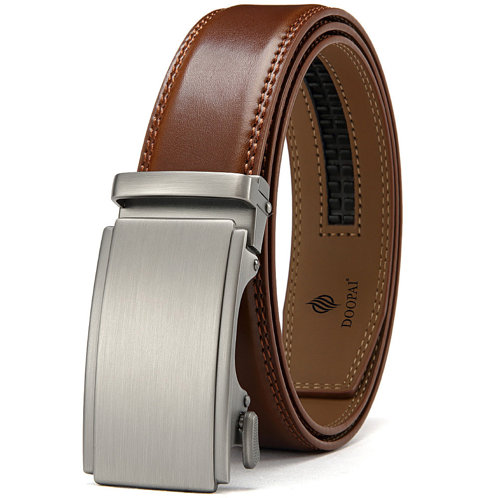 Men's Casual Adjustable PU Dress Belt