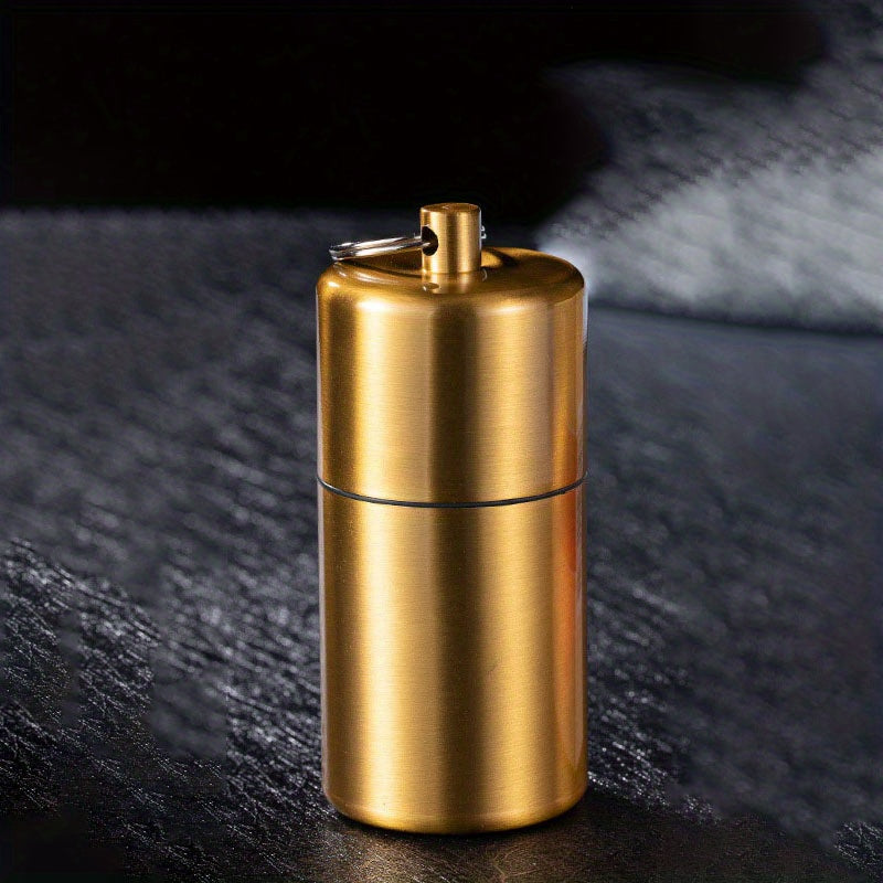 Men's Metal Waterproof Cigarette Case with Keychain