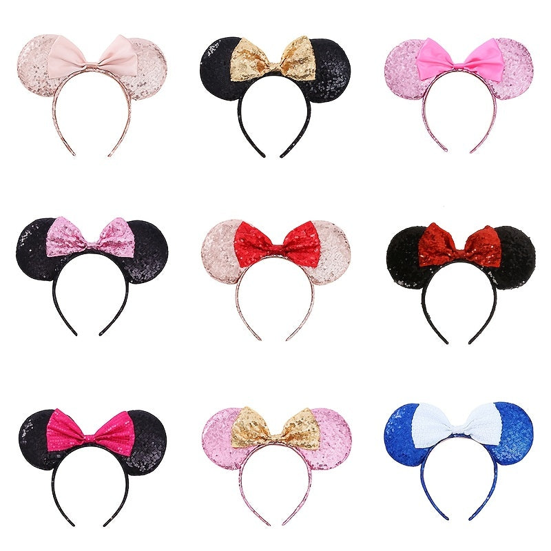 Sequin Bow Knot Hair Hoop for Baby Girls