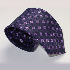 Vintage Retro 1900s High Flower Printed Necktie