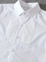 Boys Non Stretch Button Down Dress Shirt
