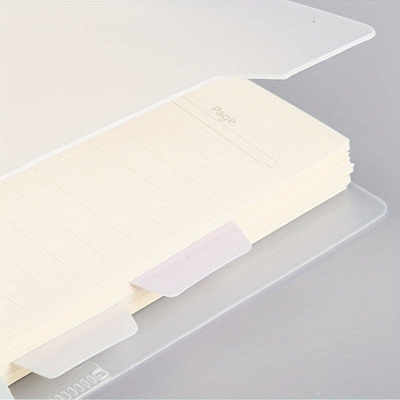 A6 Transparent Loose leaf Coil Book Index Sticker Notebook