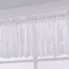 Pastoral Floral Curtain for Kitchen Bedroom Balcony Cafe Living Room