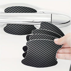 Car Door Sticker Carbon Fiber Cover Auto Handle Protection