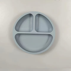 Silicone Happy Face Plate with Strong Suction Cups