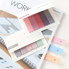 100sheets Gradient Message Sticky Note Notebook