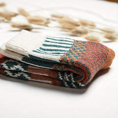 Men's Wool Cotton Thermal Socks Warm Crew Socks US Sizes 7-12