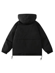 Women's Casual Puffer Coat Hooded Jacket for Winter