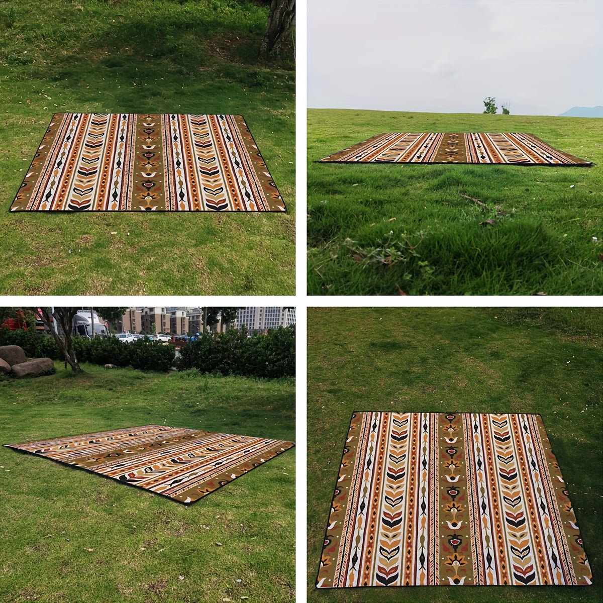 XL Waterproof Picnic Mat 210D Oxford Cloth Tear Resistant