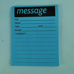 Sticky Note Phone Message Pad Colored Fluorescent Notebook