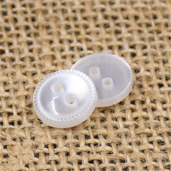 10PCS Resin Real Wave Pearl Laser Pattern Buttons Shirt Studs 059