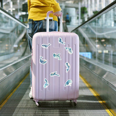 50pcs Whale Marine Organism Stickers for DIY Decoration