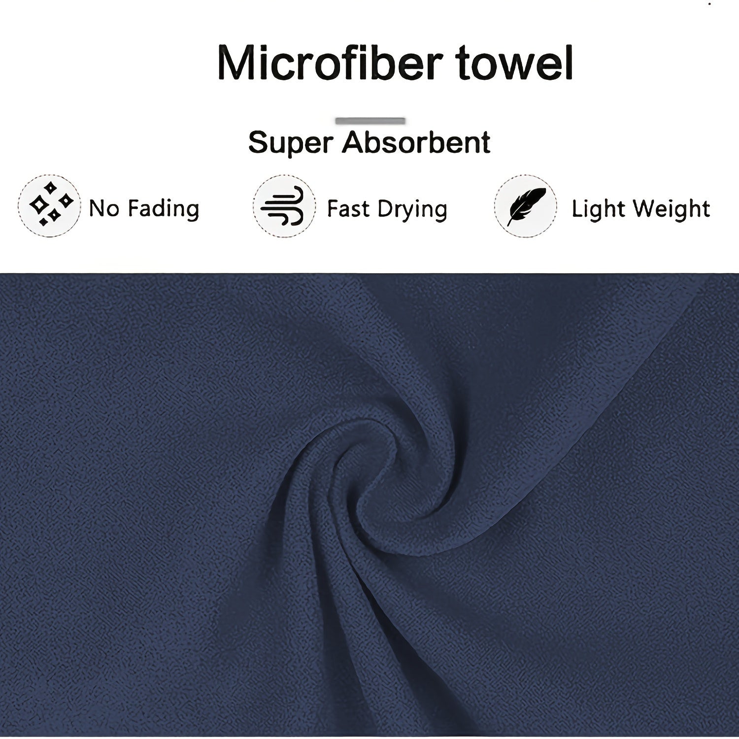 Microfiber Beach Towel Quick Drying Lightweight Absorbent Towel