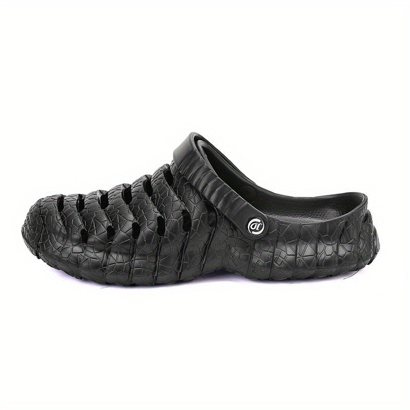 Men's Lightweight Comfy Clogs Hollow Out Non Slip Garden Shoes