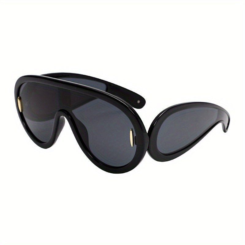 Men's Large Frame Street Photography Sunglasses with Glasses Box