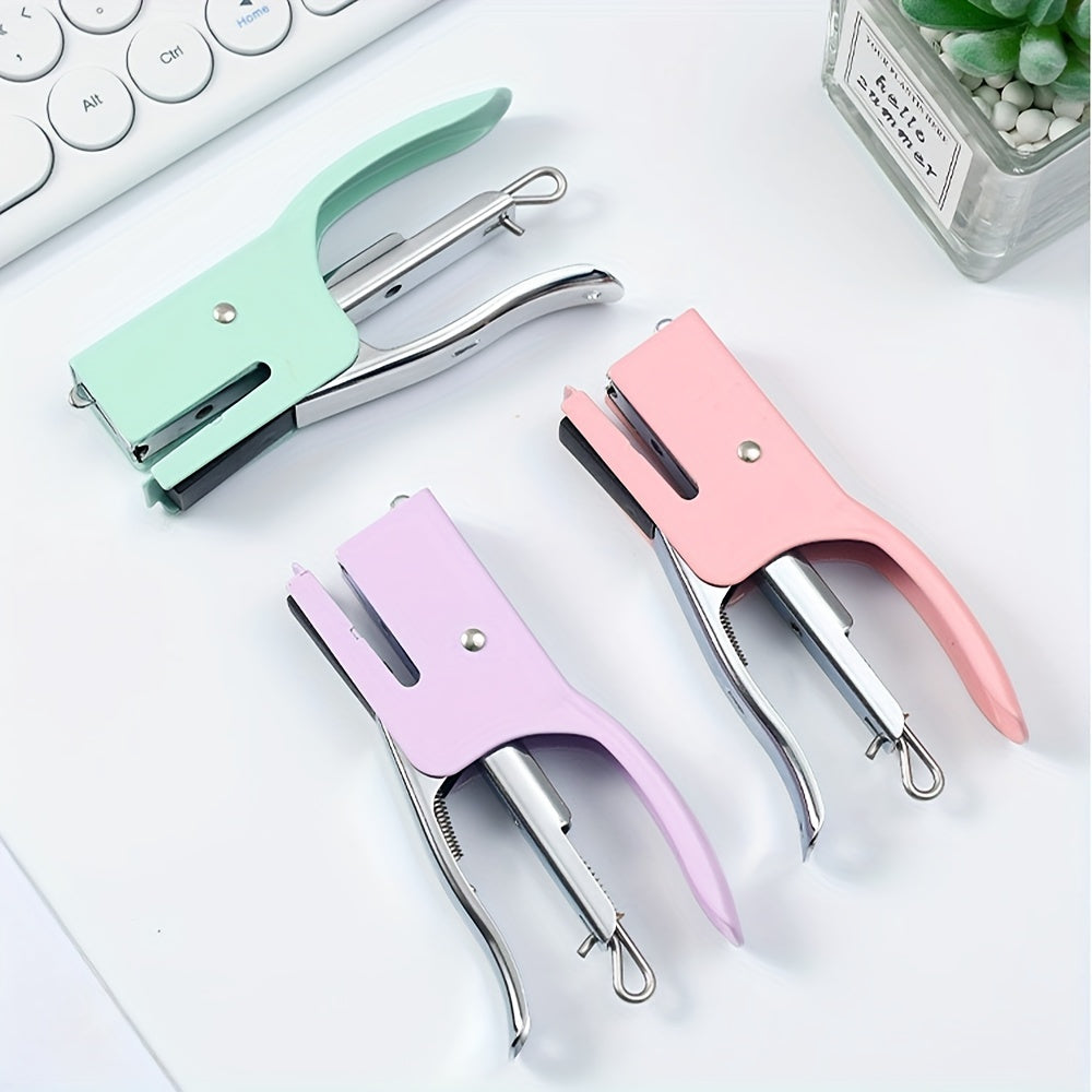 Macaron Small Hand-Held Stapler