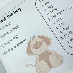 Kindergarten Literacy Skills Workbook